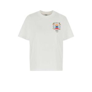Casablanca Women White Cotton T-Shirt